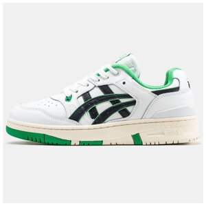 Чоловічі / жіночі кросівки Asics EX89 Boston Celtics White Black Green, білі шкіряні кросівки асикс EX89