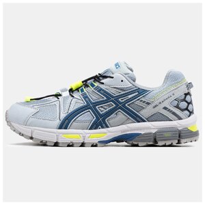 Чоловічі / жіночі кросівки Asics Gel-Kahana 8 Silver Blue, сірі шкіряні кросівки асикс гель кахана 8