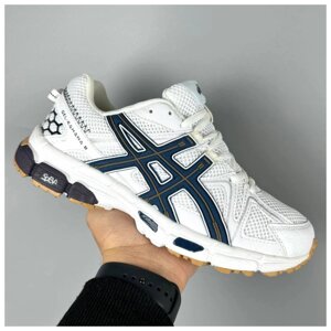 Чоловічі / жіночі кросівки Asics Gel-Kahana 8 White Blue, унісекс білі кросівки асикс гель кахана 8