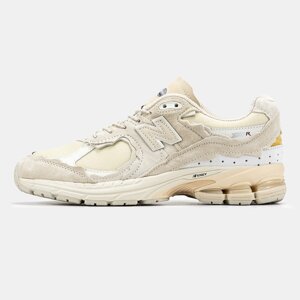 Чоловічі / жіночі кросівки New Balance 2002R Beige White, бежеві замшеві нью беланс 2002 ню беленс NB 2002R