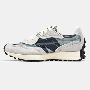 Чоловічі / жіночі кросівки New Balance 327 Beige Grey Black, замшеві нью беленс 327 NB 327 ню беланс нб 327