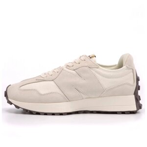 Чоловічі / жіночі кросівки New Balance 327 Light Beige, замшеві кросівки нью беленс беланс 327 NB 327
