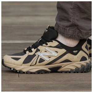 Чоловічі / жіночі кросівки New Balance 610 v1 Beige Black унісекс бежеві кросівки нью беленс 610 в1 NB 610