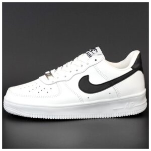 Чоловічі / жіночі кросівки Nike Air Force 1 '07, білі шкіряні кросівки найк аїр форс 1 07