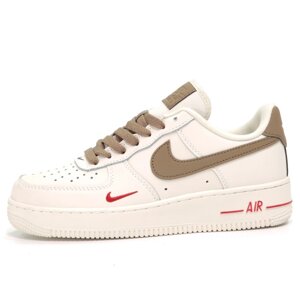 Чоловічі / жіночі кросівки Nike Air Force 1 Low '07 Essential "mocco", шкіряні кросівки Nike Air Force ловля