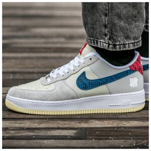 Чоловічі / жіночі кросівки Nike Air Force 1 Low x Undefended, унісекс замшеві кросівки найк аір форс 1