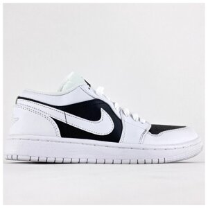 Чоловічі / жіночі кросівки Nike Air Jordan 1 Low Panda Retro, шкіряні кросівки Nike Air Jordan 1 Ретро