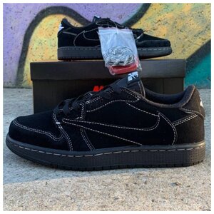 Чоловічі / жіночі кросівки Nike Air Jordan 1 Low x Travis Scott Low OG “Phantom”кросівки найк аїр джордан