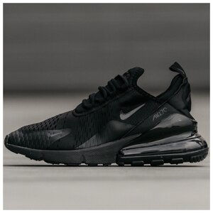 Чоловічі / жіночі кросівки Nike Air Max 270 Black, унісекс чорні кросівки найк аїр макс 270