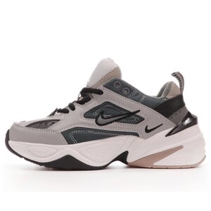 Чоловічі / жіночі кросівки Nike M2K Tekno Atmosphere Grey White Black AV4789-007, сірі найк м2к текно