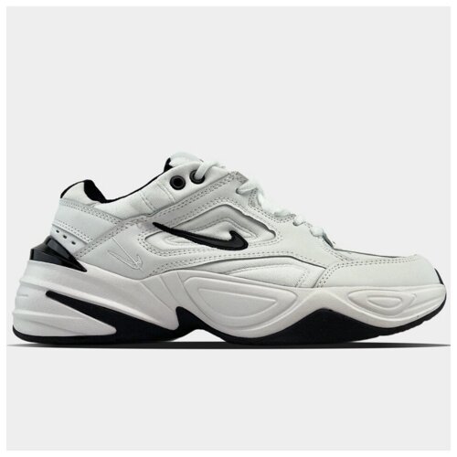Чоловічі / жіночі кросівки Nike M2K Tekno White Black, білі шкіряні кросівки найк м2К текно жіночі