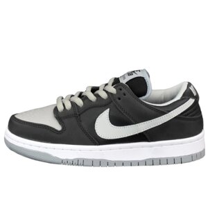 Чоловічі / жіночі кросівки Nike SB Dunk Low Pro Black Grey, сіро-чорні кросівки Nike SB