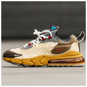 Чоловічі / жіночі кросівки Nike x Travis Scott Air Max 270 React Найк аїр макс 270 реакт Тревіс Cactus Trails