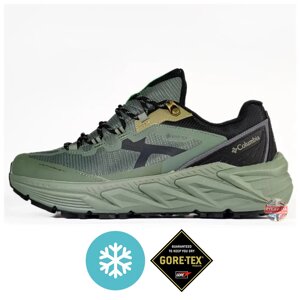 Чоловічі зимові кросівки Columbia Gore-Tex GTX Termo Khaki Black, хакі теплі кросівки гортекс коламбія