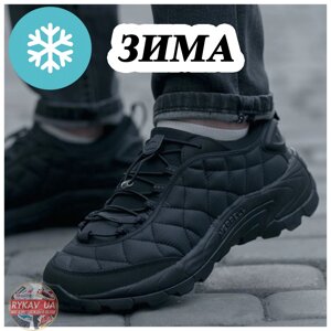 Чоловічі зимові кросівки Merrell Ice Cap Moc II Black, чорні кросівки мерелл айс кап мок 2