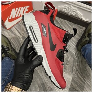 Чоловічі зимові кросівки Nike Air Max 90 Sneakerboot Mid Winter Red Air Max 90 Nike Air Max 90 Червоний сірий