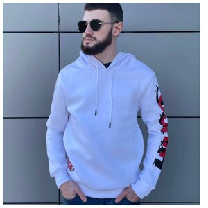 Чоловічі білі толстовки на флісу Hugo Boss Sweatshirt Hugo Boss Hugo