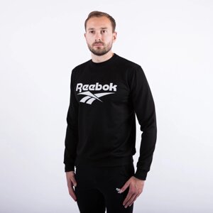 Чоловік чорний світшоти з принтом "Reebok"