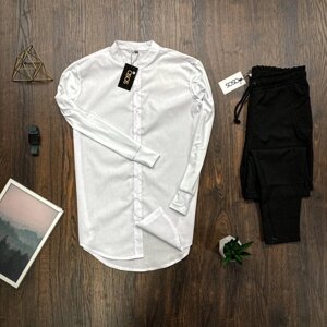 Чоловічий набір ASOS біла сорочка + чорні штани