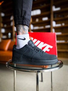 Nike Air Force 07 Anthracite "Black / Red"