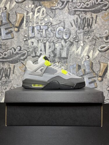 Jordan 4 best sale le neon