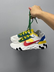 Nike React Element 87 Yellow Blue Red