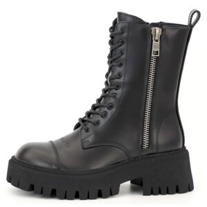 Женские ботинки Balenciaga Boots Tractor Black, ботинки баленсиага трактор черевики Balenciaga Tractor ботінки