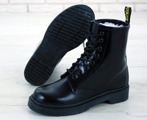 Женские ботинки Dr. Martens 1460 Mono Black, доктор мартенс, жіночі черевики Dr Martens, ботінки мартінс