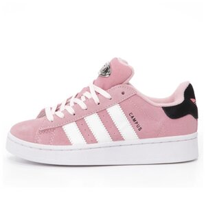 Жіночі кросівки Adidas Campus 00s Light Pink, рожеві замшеві кросівки Адідас кампус