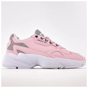 Жіночі кросівки Adidas Falcon Pink, рожеві кросівки адідас Фалкон