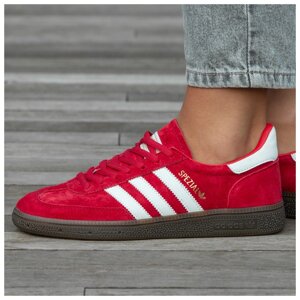 Жіночі кросівки Adidas Spezial Handball Red весна-осінь, червоні замшеві кросівки адідас поспішав спеціаліст