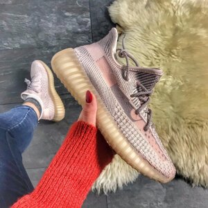 Жіночі кросівки Adidas Yeezy Boost 350 V2 Pink, жіночі кросівки адідас ізі буст 350 В2, Adidas Yeezy 350