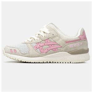 Жіночі кросівки Asics Gel-Lyte III 3 Beige Pink, бежеві замшеві кросівки асикс гель лайт 3