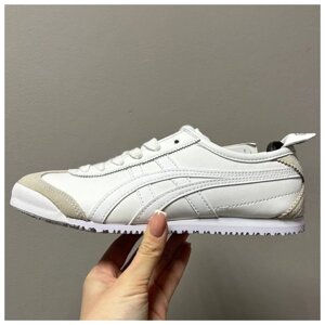 Жіночі кросівки Asics Onitsuka Tiger Mexico 66 White, білі кросівки асикс оніцука тайгер мексика