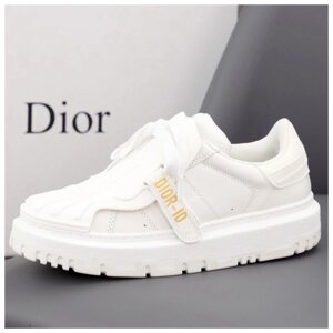 Жіночі кросівки Dior ID кросівки Білі, білі шкіряні кросівки Dior ID Ida Aidi