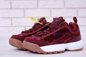 Женские кроссовки Fila Disruptor II, женские кроссовки фила дисраптор 2, жіночі кросівки Fila Disruptor II