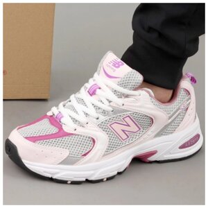 Жіночі кросівки New Balance 530 floral Ink Pink Purple, кросівки нью беленс 530, NB 530 ню беланс