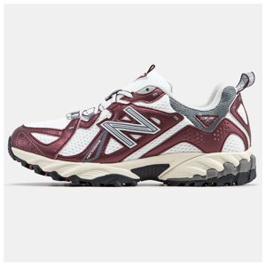 Жіночі кросівки New Balance 610 Bordo White, шкіряні кросівки нью беланс 610 ню беленс NB 610 нб