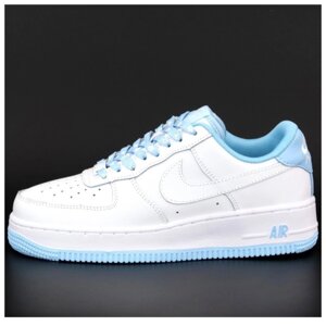 Жіночі кросівки Nike Air Force 1 '07, білі шкіряні кросівки найк аїр форс 1 07