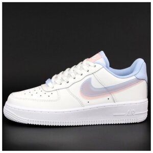 Жіночі кросівки Nike Air Force 1 '07, білі шкіряні кросівки найк аїр форс 1 07