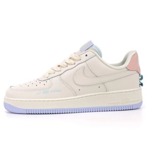 Жіночі кросівки Nike Air Force 1 '07, бежеві шкіряні кросівки найк аїр форс 1 07