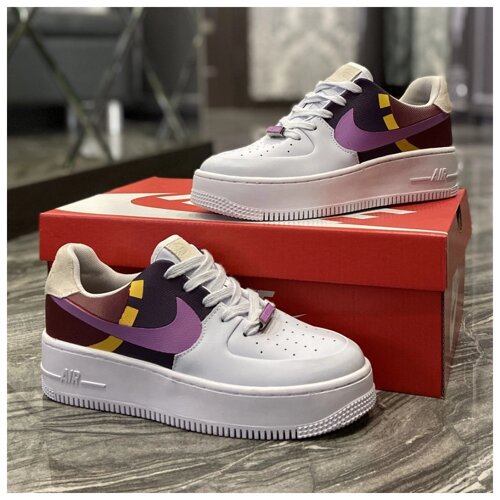 Nike Air Force 1 Low White Violet 1 Nike Air Force 1 07 1481830835