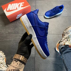 Жіночі кросівки Nike Air Force Blue White, жіночі кросівки найк аїр форс