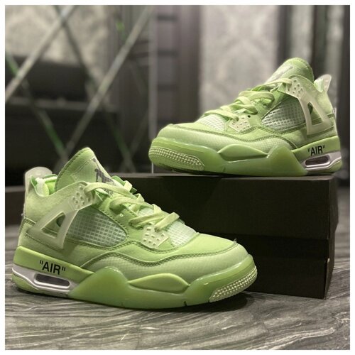 Jordan 4 discount neon green