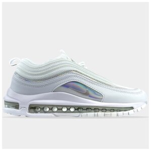 Жіночі кросівки Nike Air Max 97 White Perlamutr, білі шкіряні кросівки найк аїр макс 97