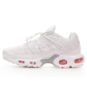 Жіночі кросівки Nike Air Max TN Plus Lace Utility White Safety Orange FJ4232-100 білі найк аїр макс тн плюс