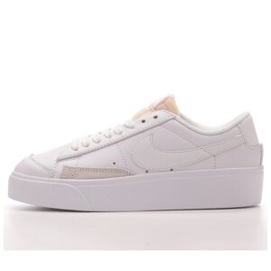 Жіночі кросівки Nike Blazer Low Platform White DJ0292-100, білі шкіряні найк блейзер лов на платформі