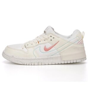 Жіночі кросівки Nike SB Dunk Low Disrupt 2 Pale Ivory Pink Cream White Blue, найк сб данк дісрапт 2 лов