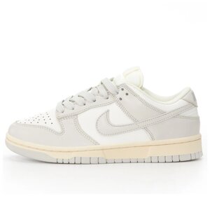 Жіночі кросівки Nike SB Dunk Low Ivory Grey Fog “Light Bone”сірі шкіряні кросівки найк сб данк