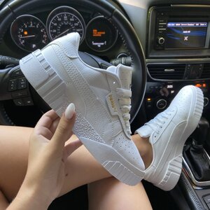 Жіночі кросівки Puma Cali Triple White, жіночі кросівки пума калі